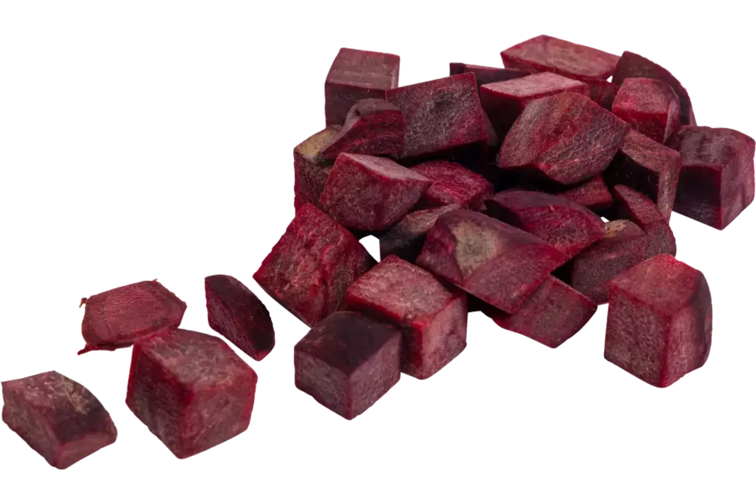 Bieten rood brunoise 20mm rauw bak 1kg kist 6 stuks